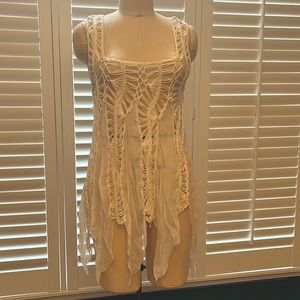 BOHO Beach Cover SM WHITE